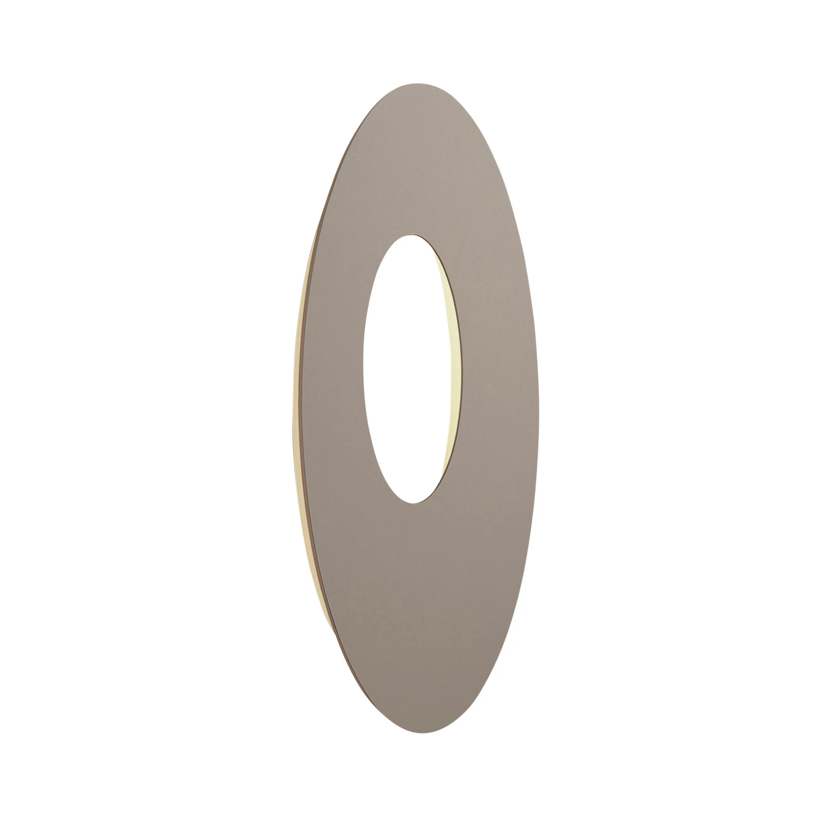 "Escale Blade Open" LED sieninis šviestuvas taupe Ø 59 cm