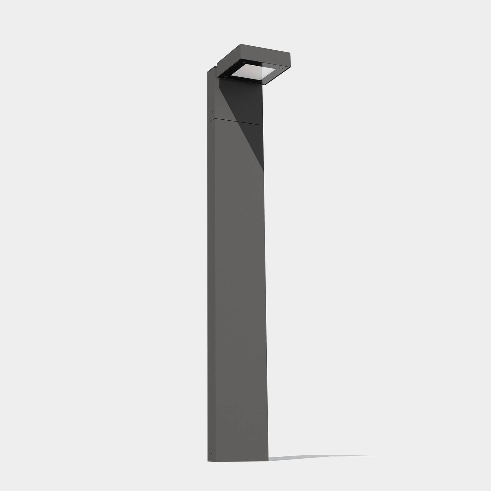 LEDS-C4 Modis LED path lamp CCT anthracite 100cm, aluminium, glass, 11.6 W, L: 4.6 cm, W: 14 cm, H: 100 cm