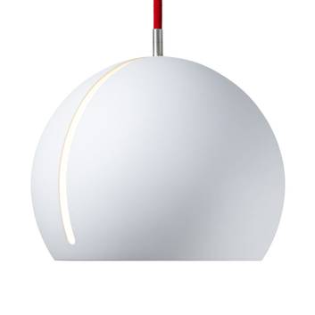 Nyta Tilt Globe hanging light, red 3m cable