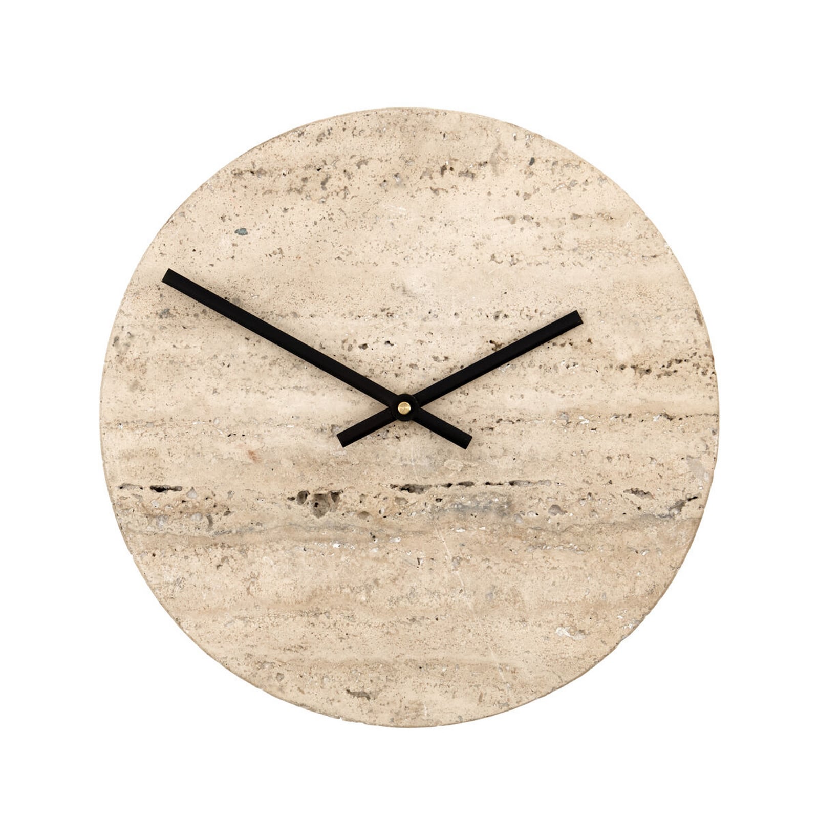 Orologio da parete HDLoko, grigio travertino, Ø 25 cm - House Doctor