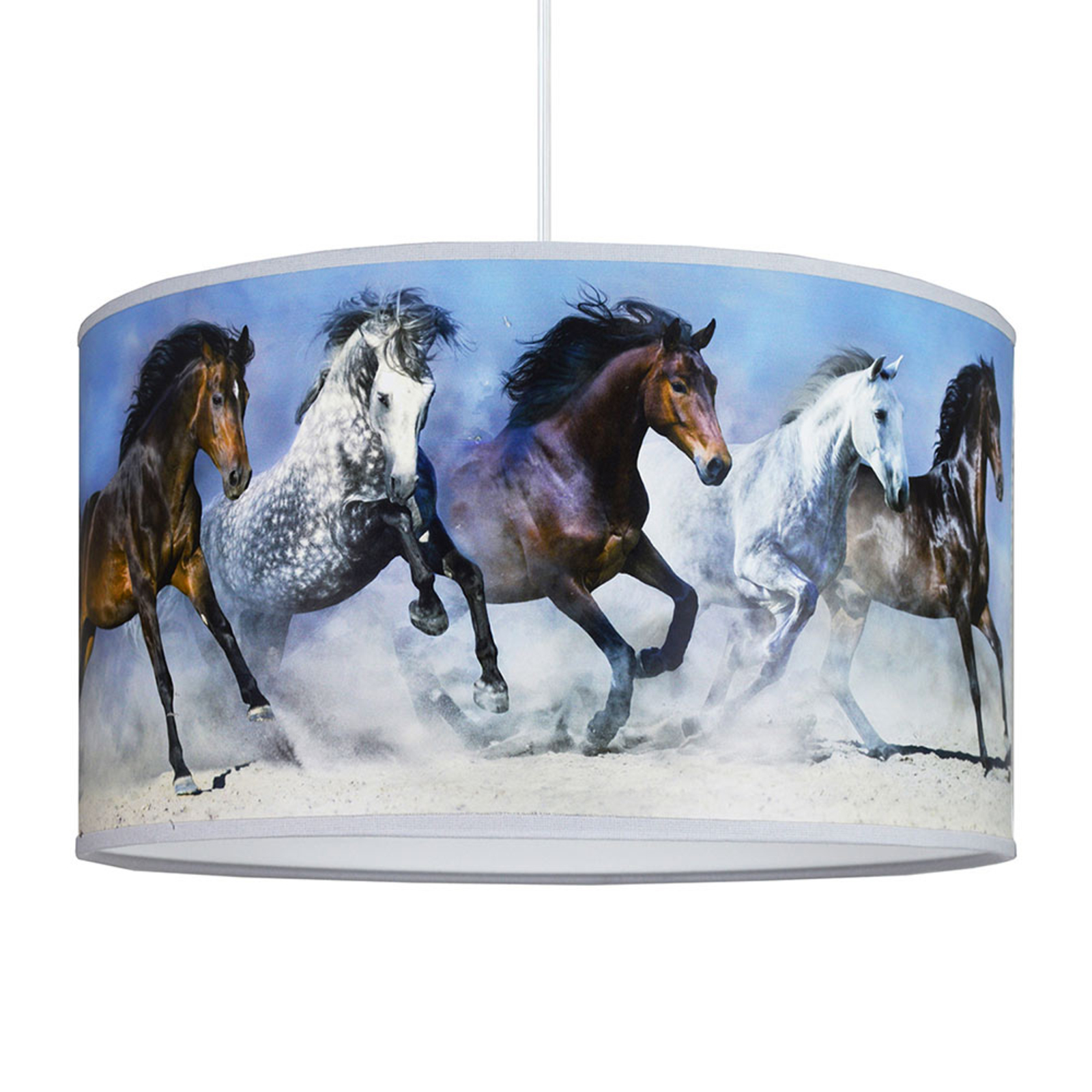 Print-hanglamp Horses