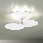Casablanca Trevo LED ceiling light, aluminium