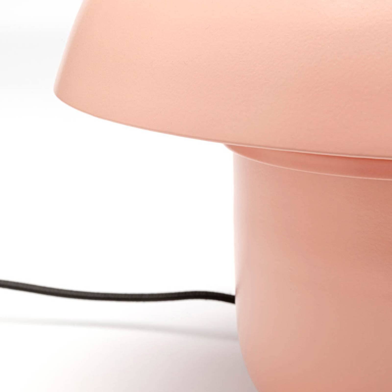 Lampa stołowa KARE Mushroom pomarańczowy stal wysokość 27 cm