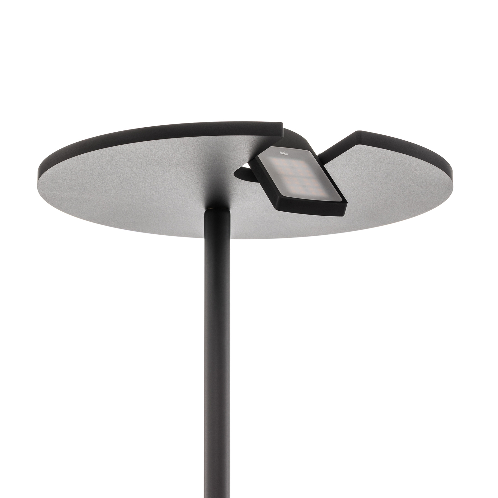 Stropné svietidlo Bopp Share LED s lampou na čítanie, čierne