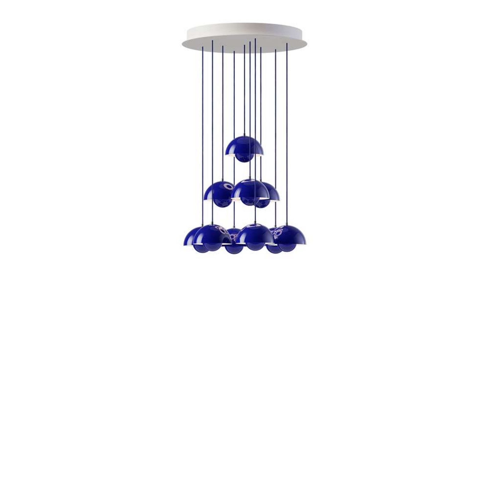 Flowerpot VP10 Candelabro Ø53 Cobalt Blue - &Tradition