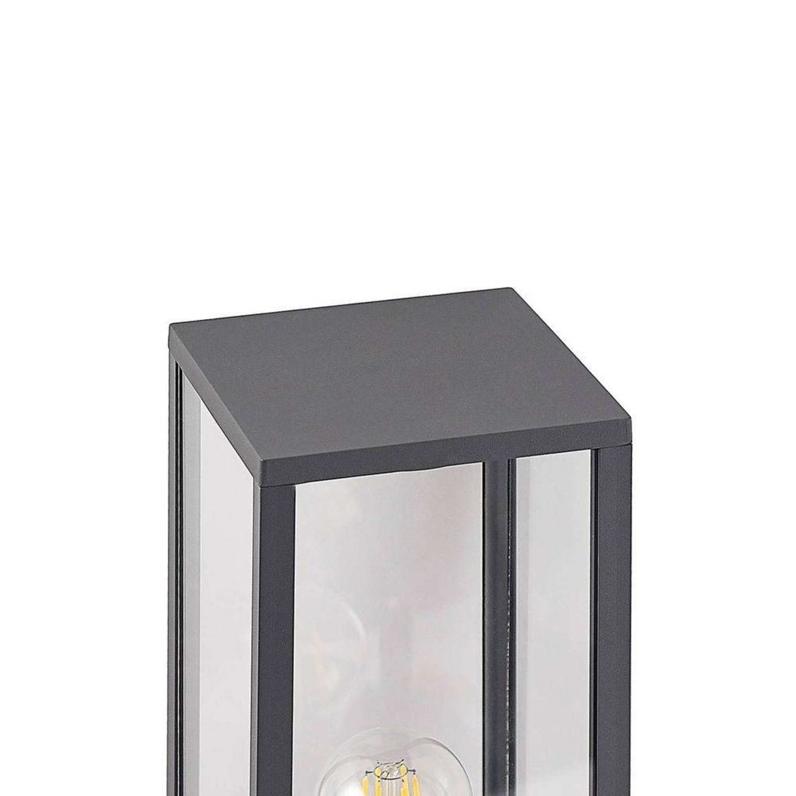 Peldar Lampă de Grădină H80 Dark Grey/Clear - Lindby