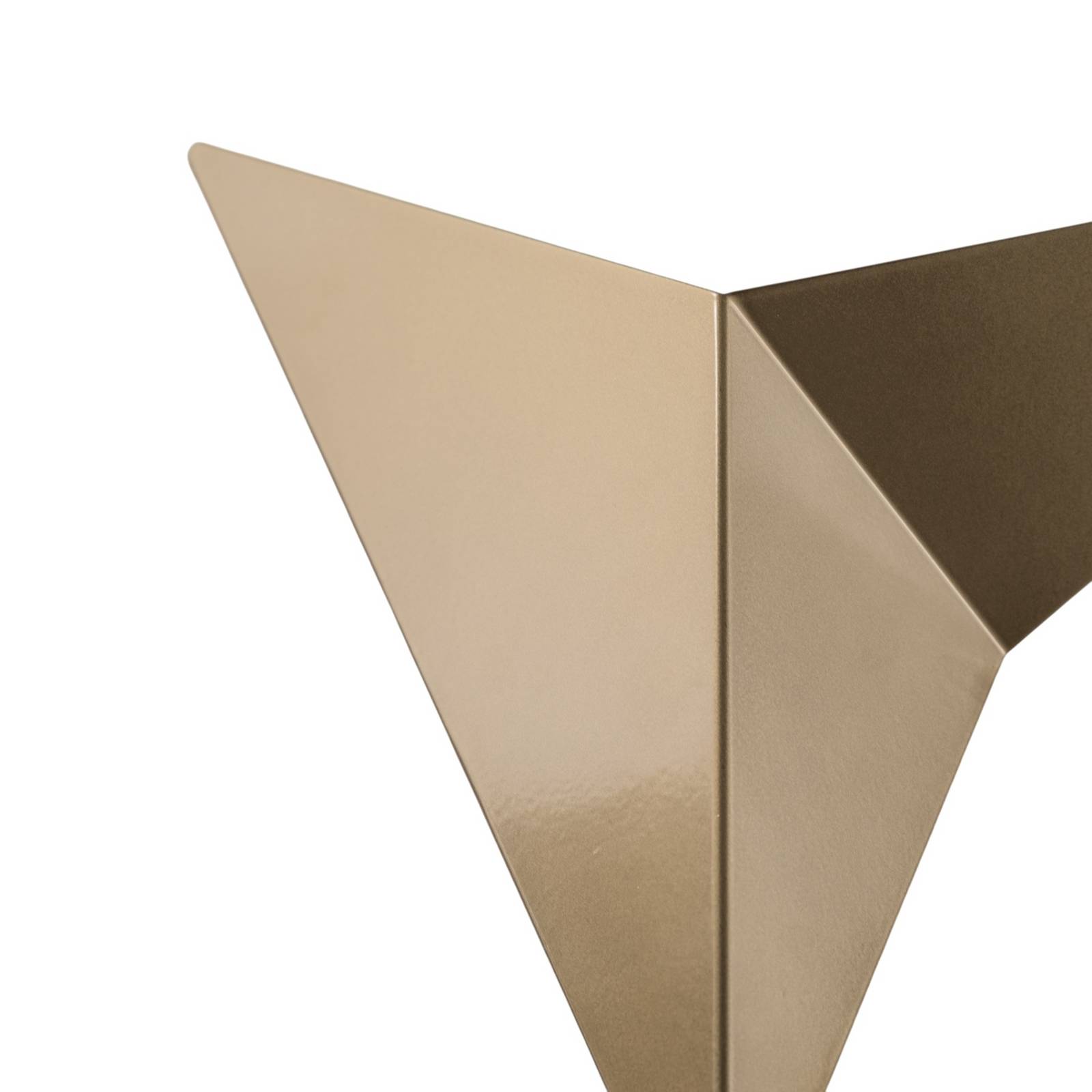 Kinkiet Kus, złoty, metal, wysokość 34 cm, G9