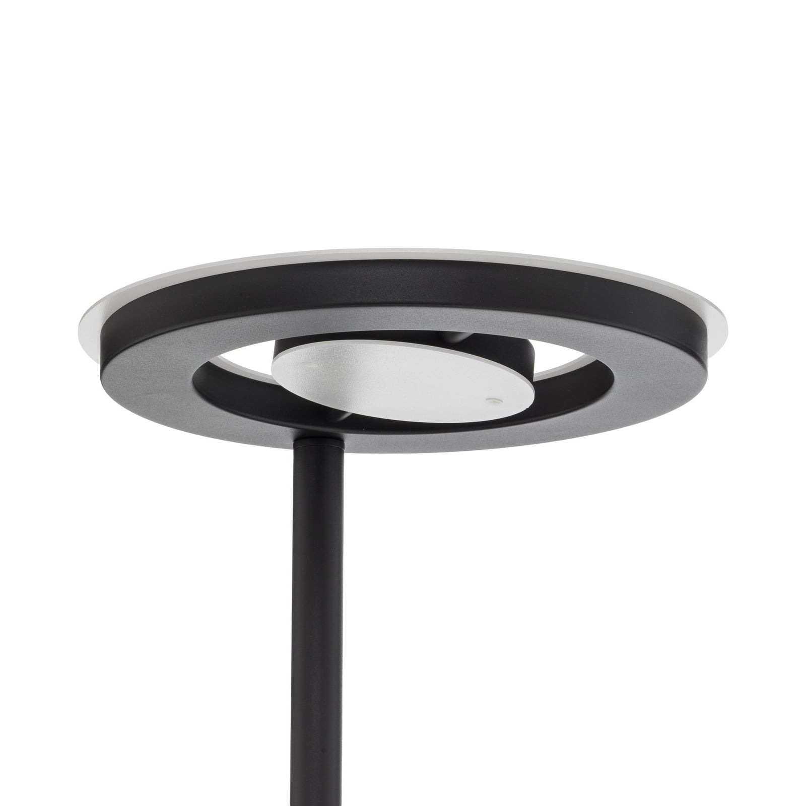 LED-Deckenfluter Barrie mit Leselicht schwarz matt LED-Deckenfluter Barrie mit Leselicht schwarz matt