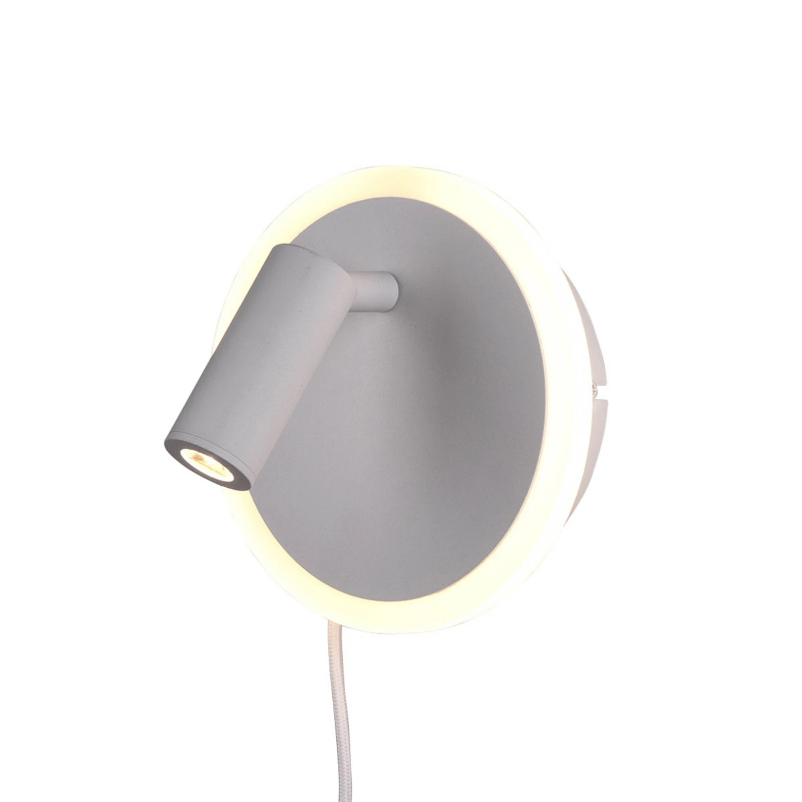 LED-vegglampe Jordan, 2 lyskilder, hvit