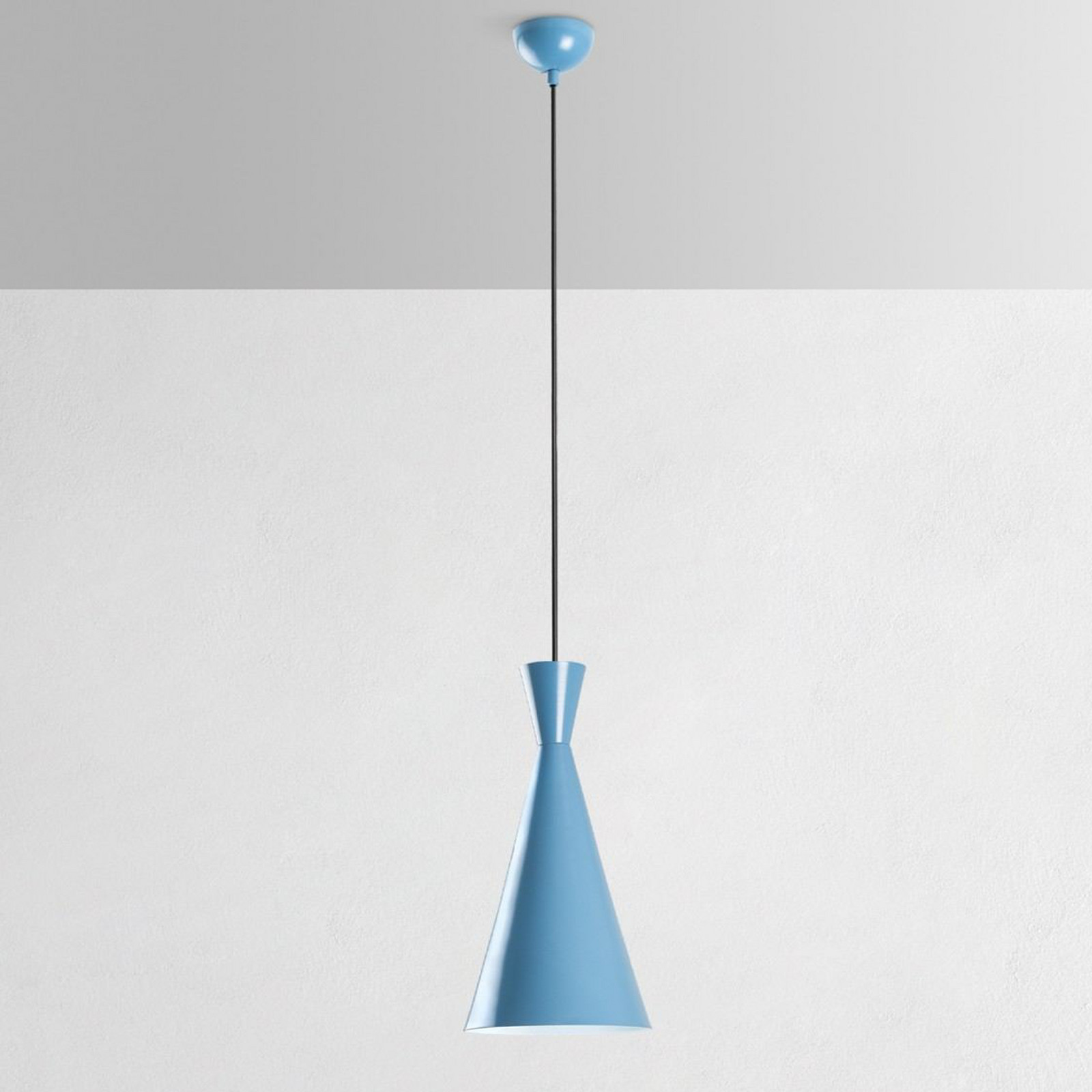 Opviq Lampa suspendată Tom albastru deschis metal Ø 19 cm E27 - Camera de zi / sufragerie - Viața tânără