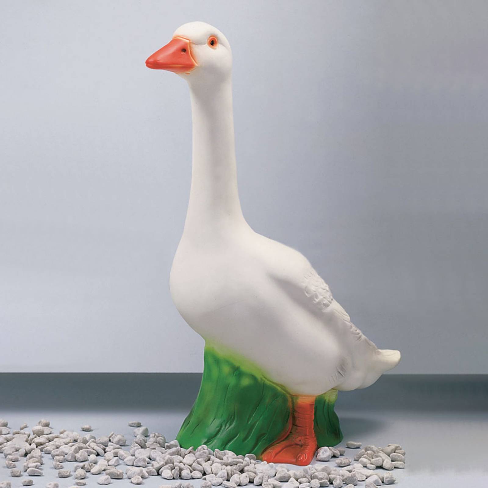 Niermann Standby Buiten-sfeerlamp Gans Gertrud - wit / opaal - kunststof