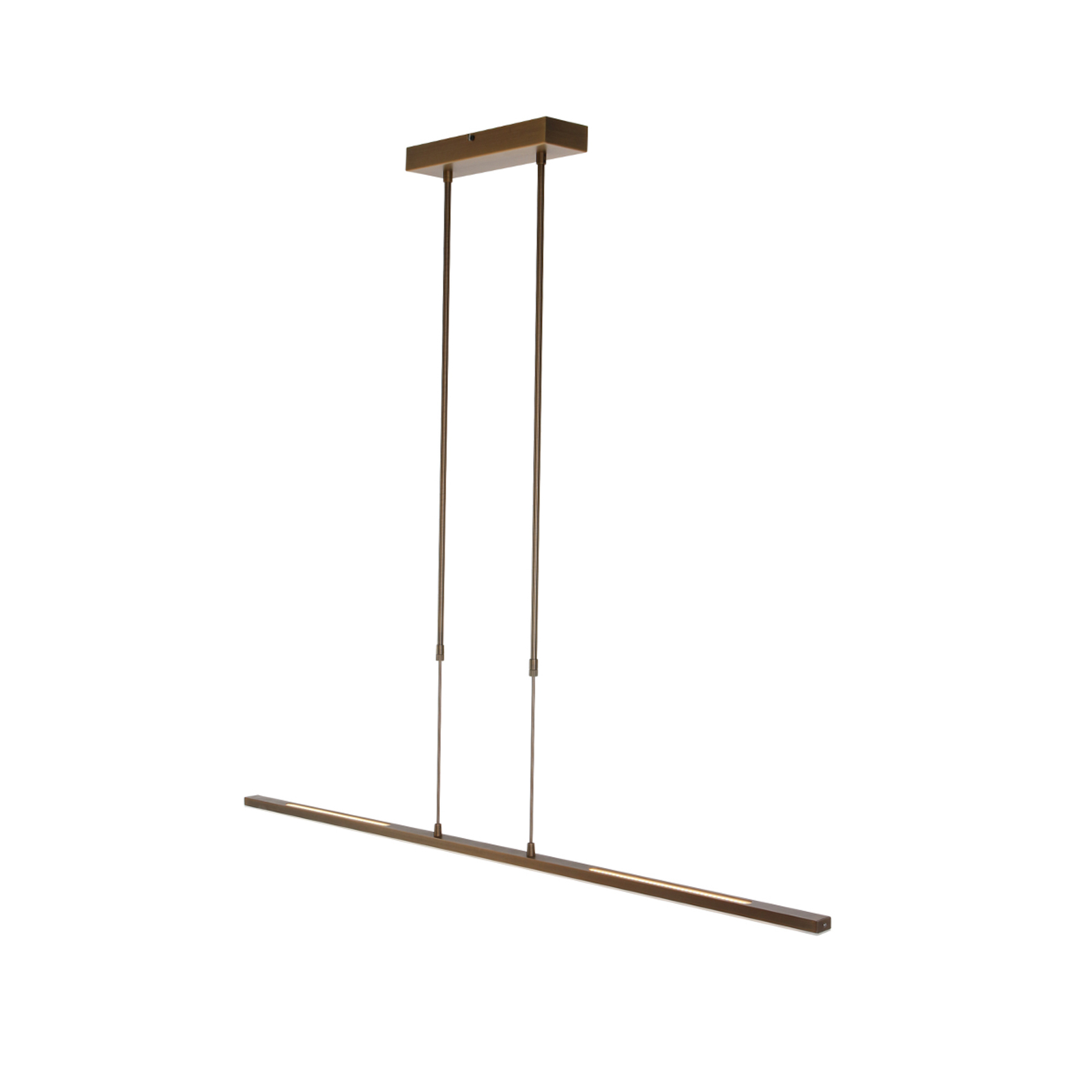 Závěsné svítidlo LED Zelena, bronz, délka 122 cm, kov, CCT