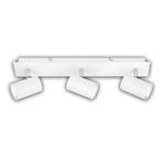 Plafonnier Isil A, blanc, 3 lampes, métal, orientable