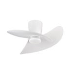 LED plafondventilator Ona wit DC stil CCT 70 cm - Mantra