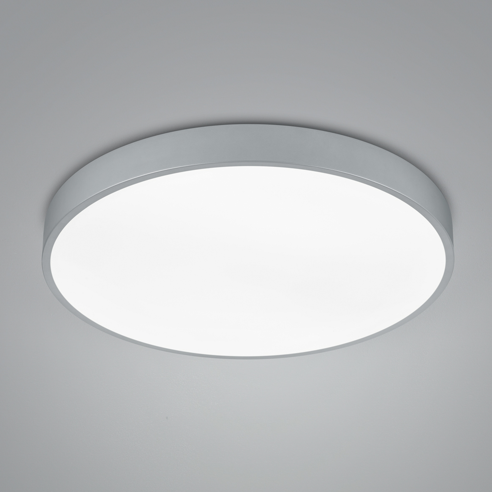 LED mennyezeti lámpa Waco, CCT, Ø 49.5 cm, titánium