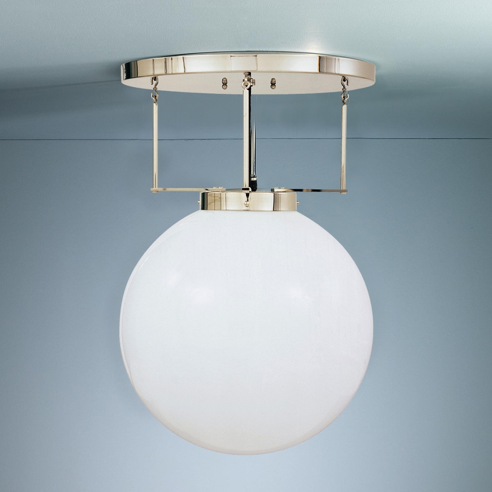 Lampada da soffitto in ottone stile Bauhaus, 40 cm