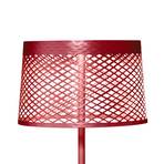 Stojací lampa Foscarini Twiggy Grid lettura, karmínově červená