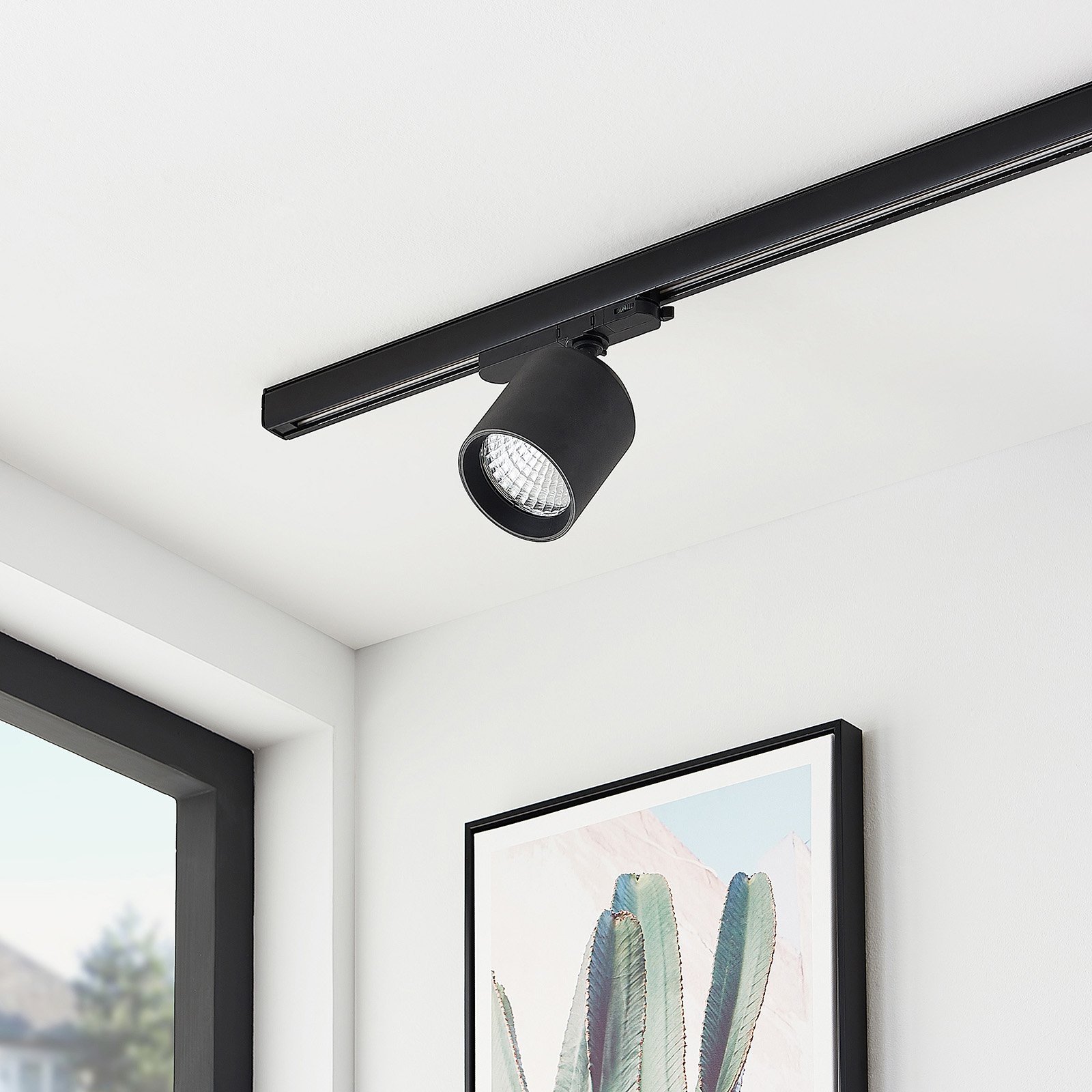Arcchio Candra LED-Schienenspot schwarz 26W 3000K