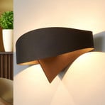 Bronzen wandlamp Scudo