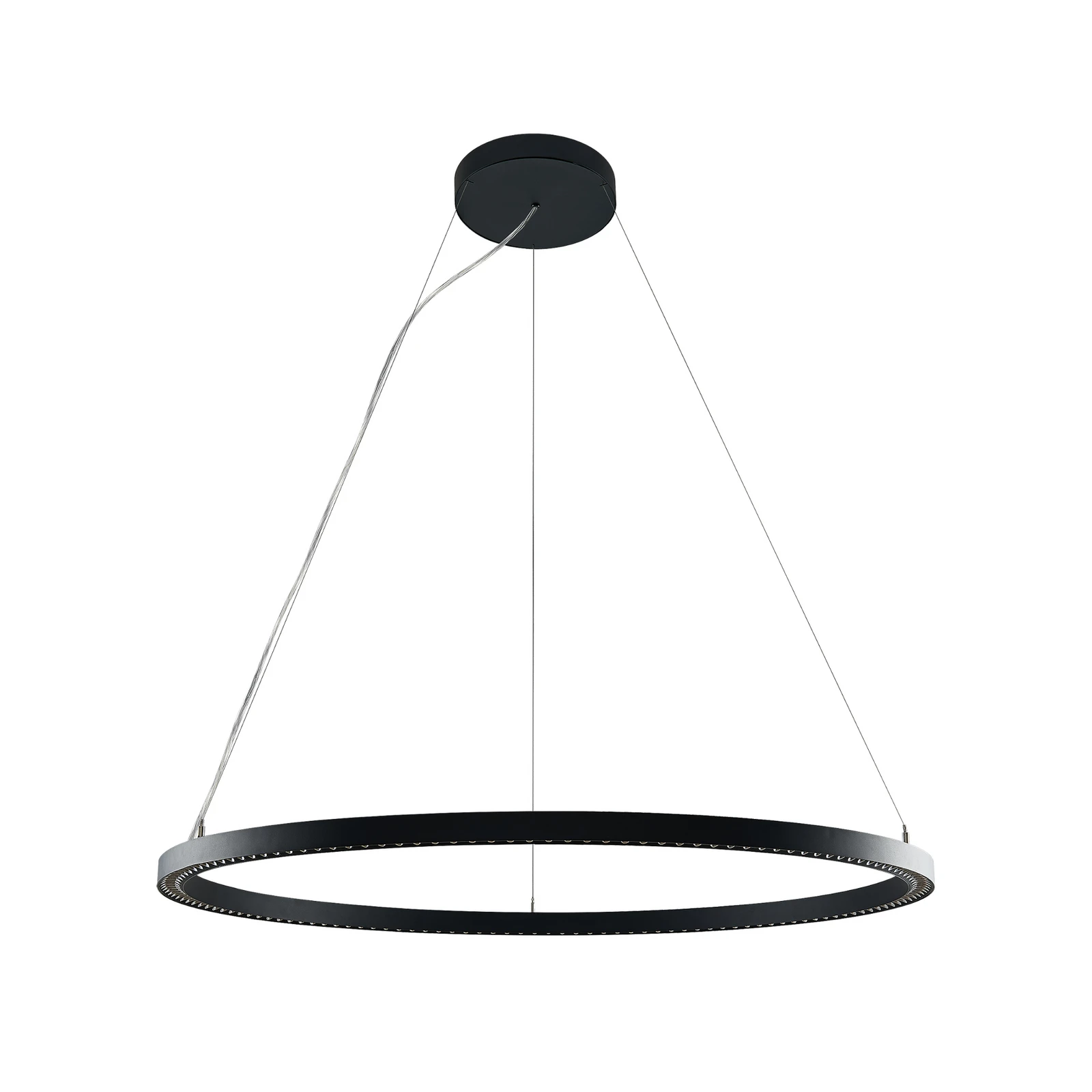 Molto Luce LED-es függőlámpa Perfora Pro, fekete, Ø 120,5 cm