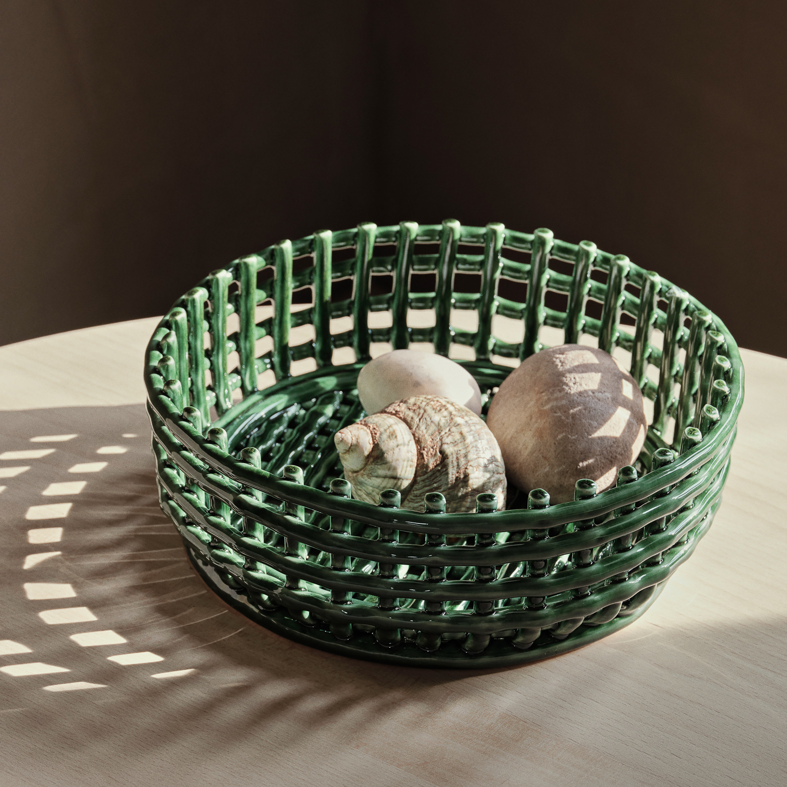 Ceramic Centrepiece Emerald Green - Ferm Living