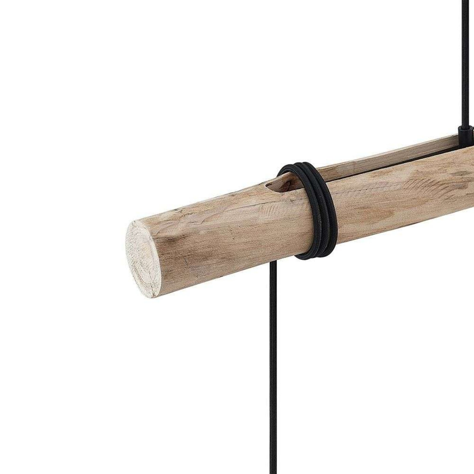 Ferris 4 Lustră Pendul Wood/Black - Lindby