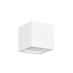 Candeeiro de parede Dadi, branco, largura 11 cm, gesso