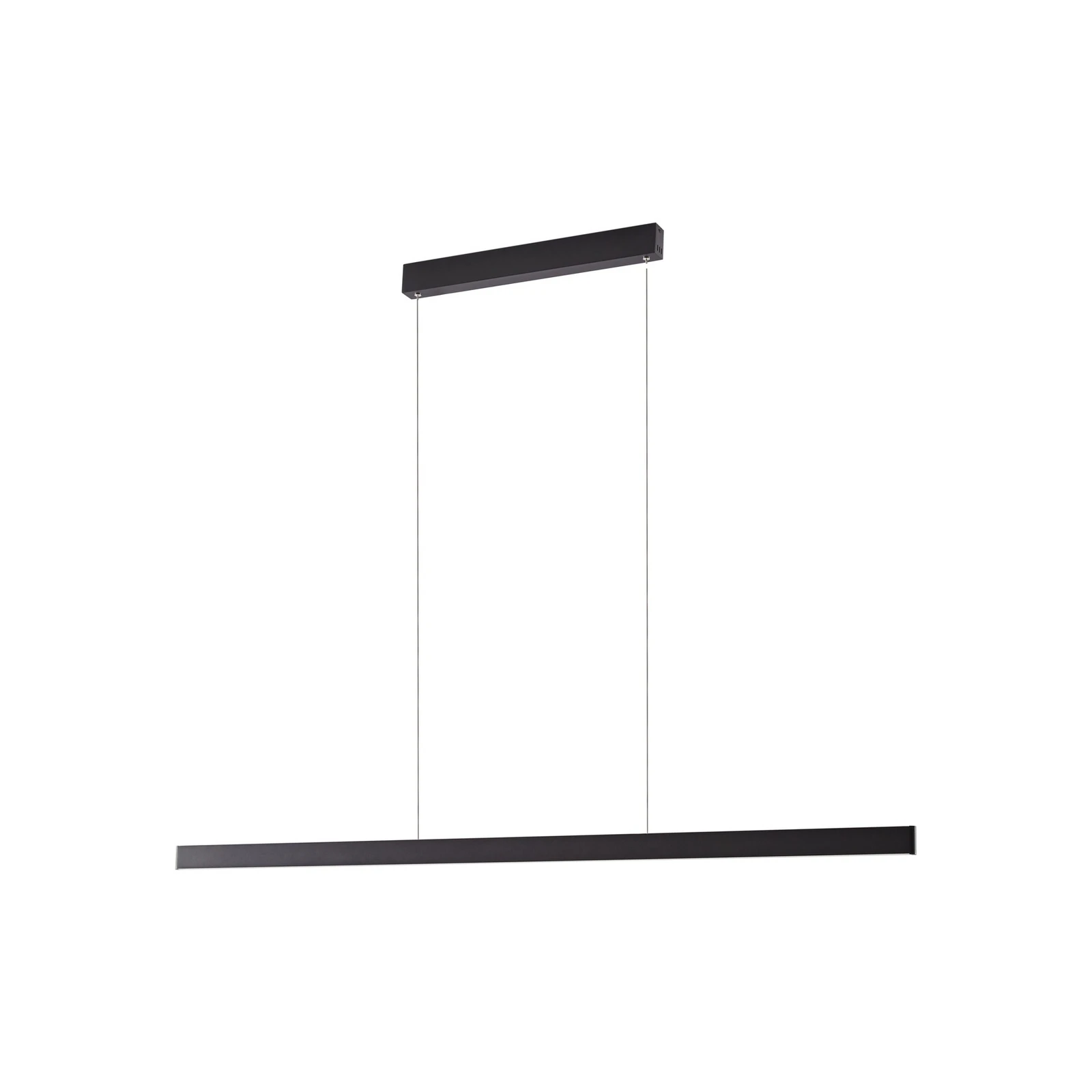 Lampada LED a sospensione Lucande Mylosh, nera, 150 cm, CCT, dimmerabile