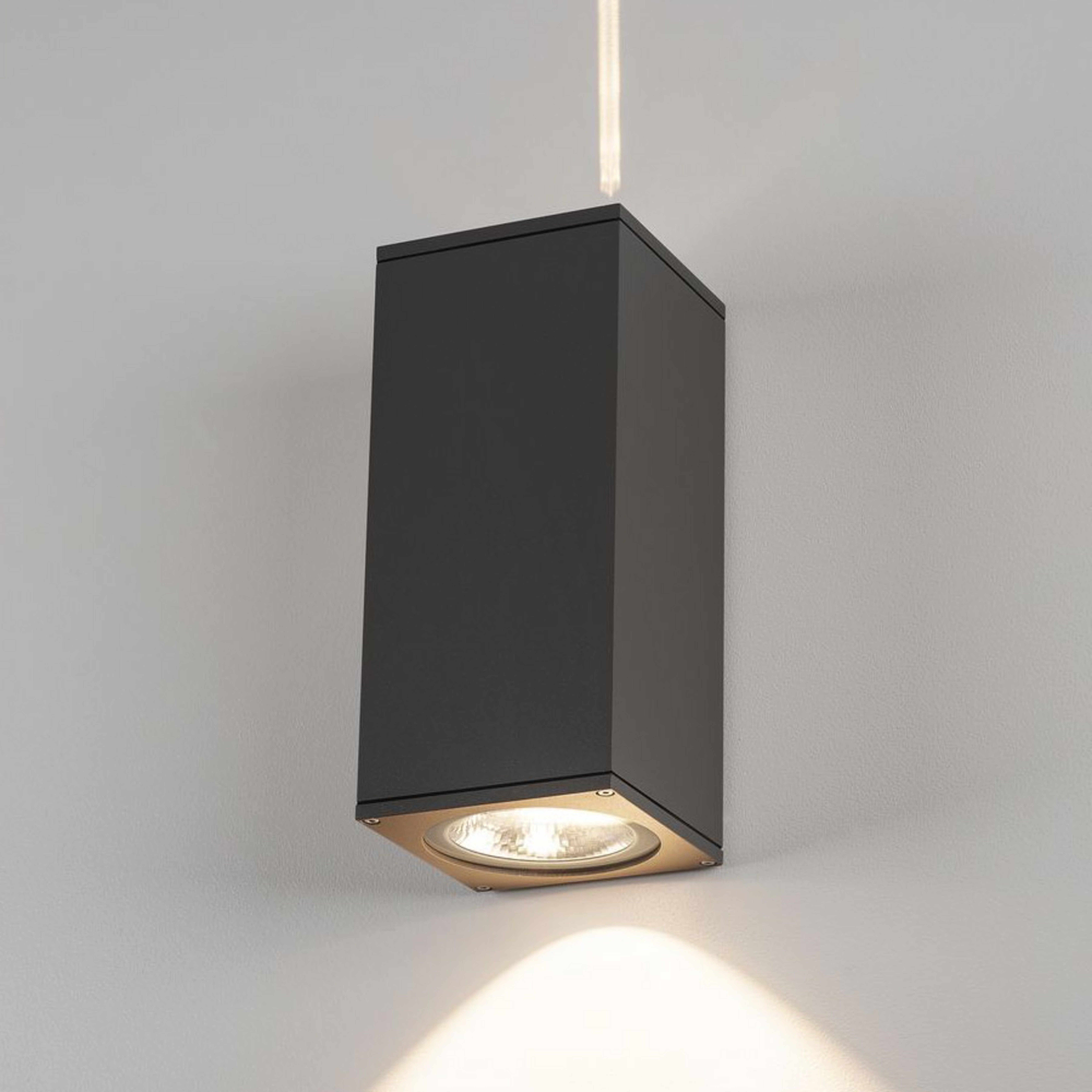 SLV Big Theo LED-Außenwandleuchte, anthrazit