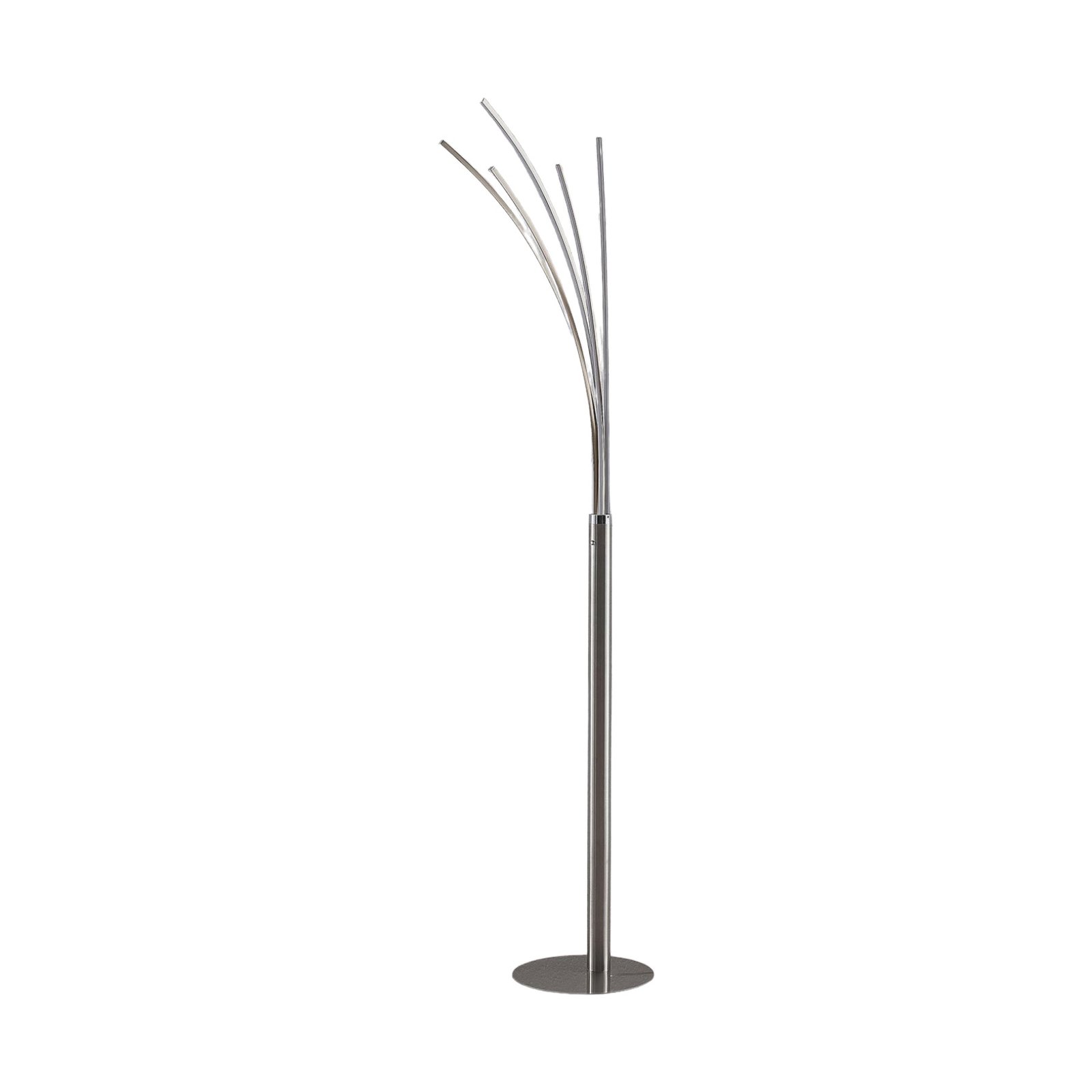 Boba LED Golvlampa Nickel - Lindby