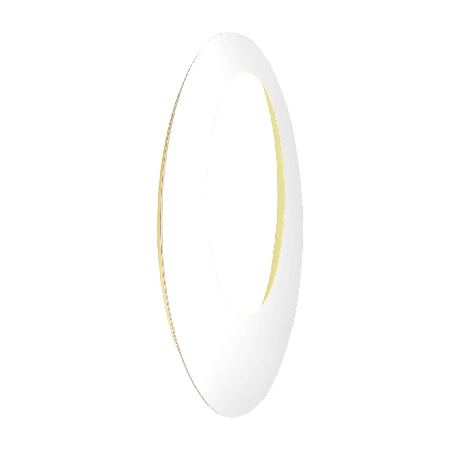 Escale Blade Open LED stenska svetilka, bela, Ø 95 cm