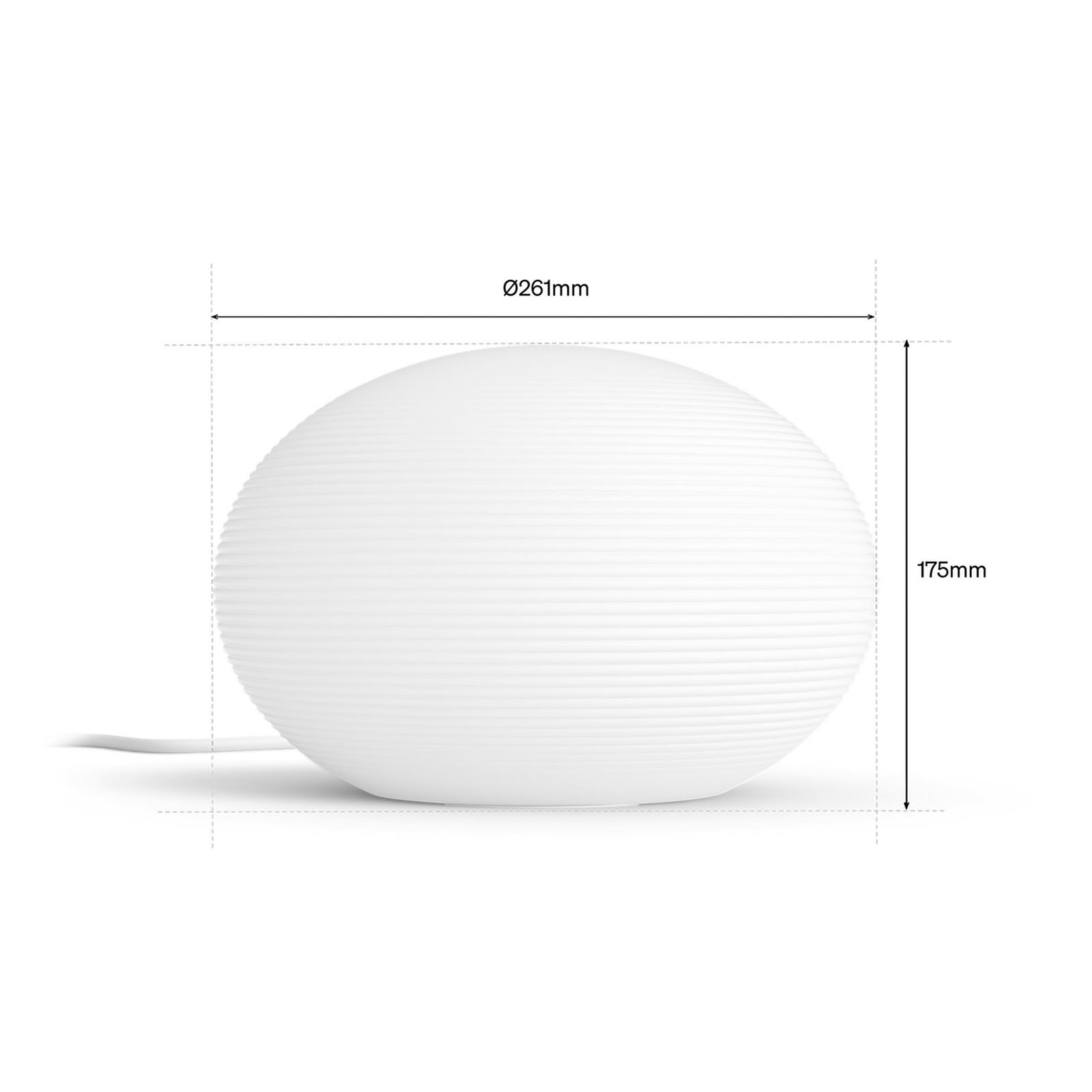 Philips Hue okosotthon LED asztali lámpa Flourish, fehér, RGBW, CCT