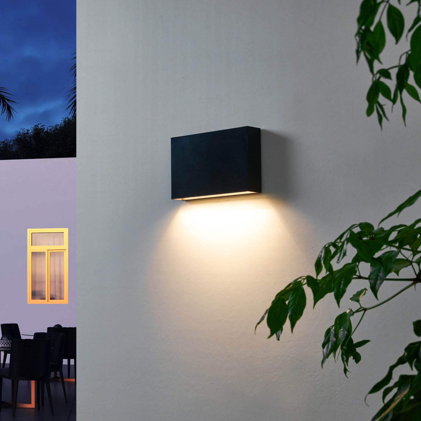 Jarte LED Outdoor Wall Lamp Dark Grey - Lindby