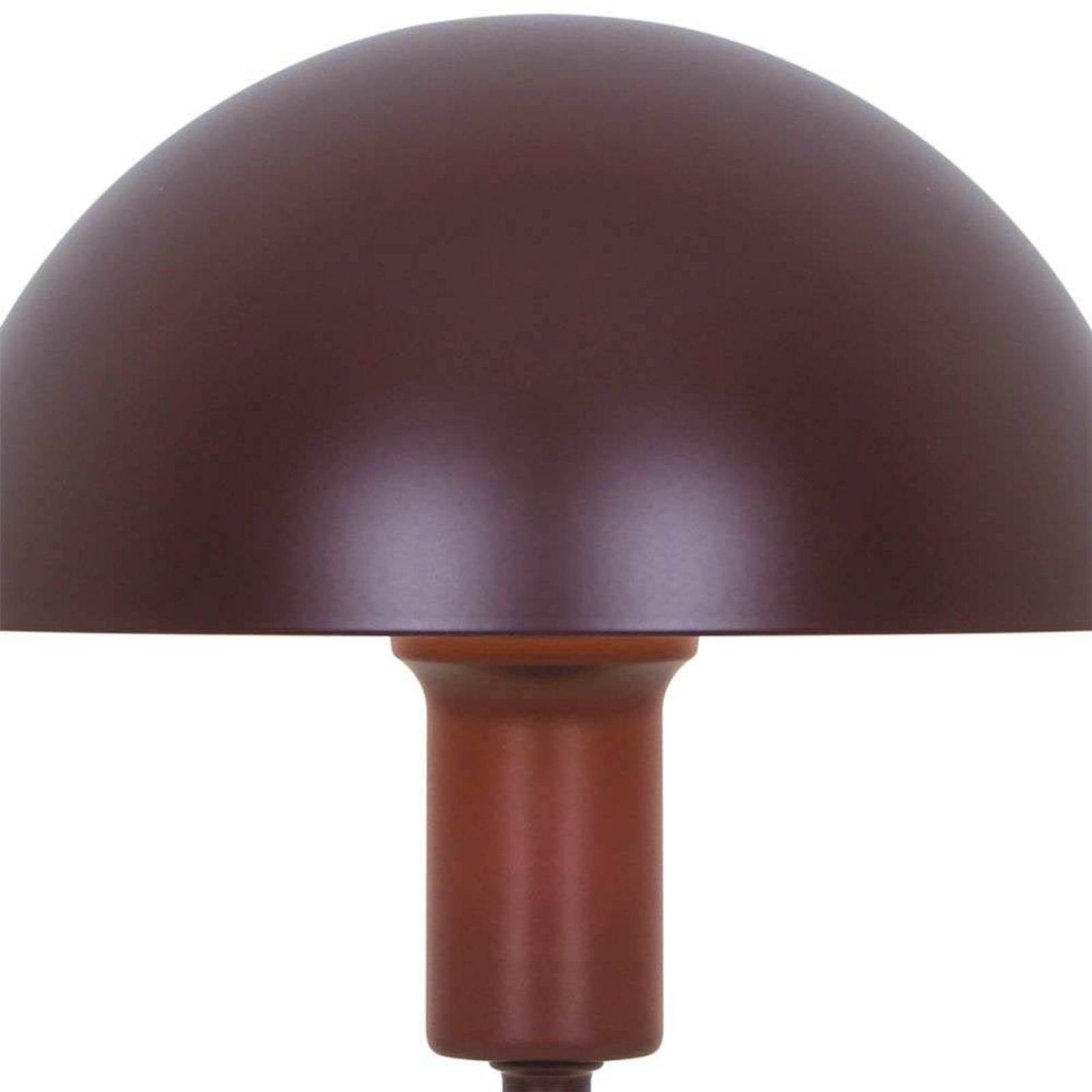 Tischleuchte Ellen mini, bordeaux, Höhe 25 cm, Metall günstig online kaufen