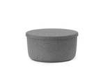 Hide Storage Pouf Large Grey - Normann Copenhagen