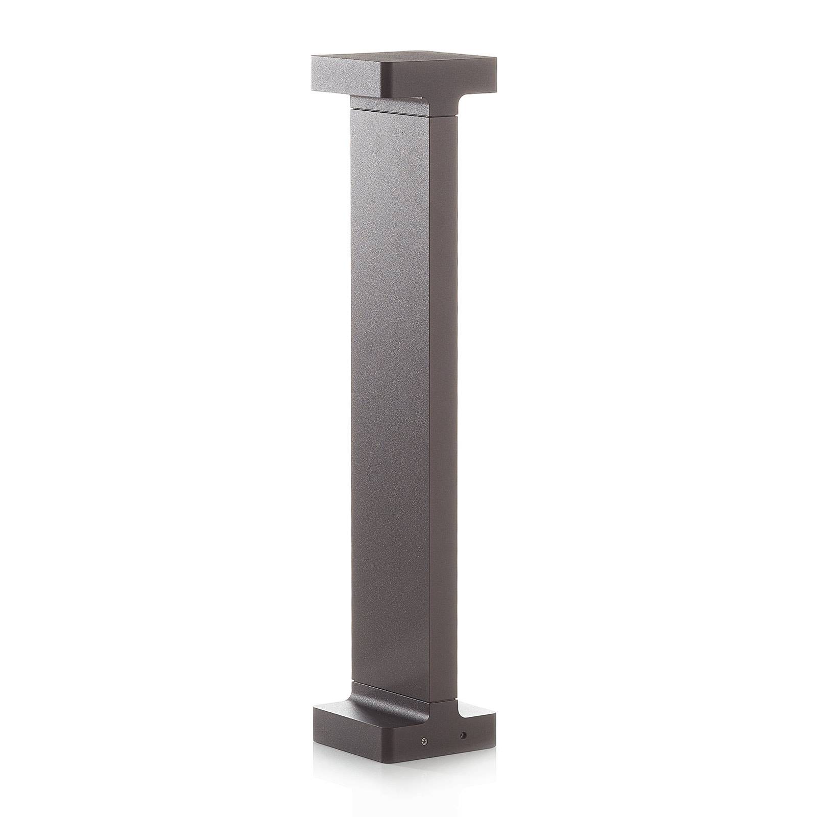 FLOS Casting T 100 - LED-Sockelleuchte 50 cm braun