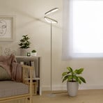EGLO LEPORANO LED podna lampa, bež, visina 160 cm, 2 sjenila, CCT
