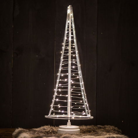 Tre Santa's Tree, ledning sølv