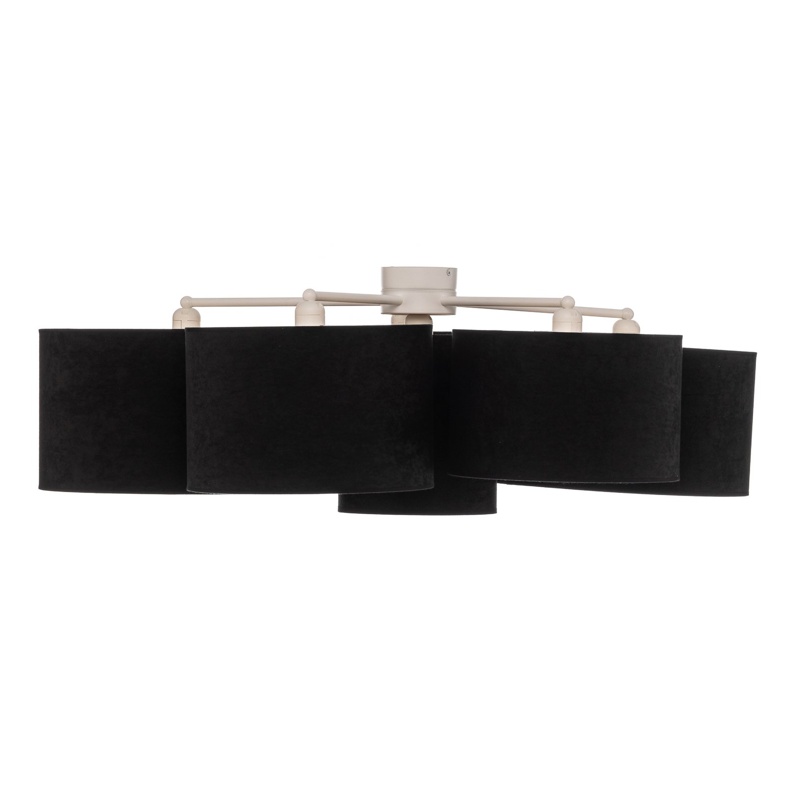 Lodge 6 Plafondlamp Zwart/Goud - Euluna