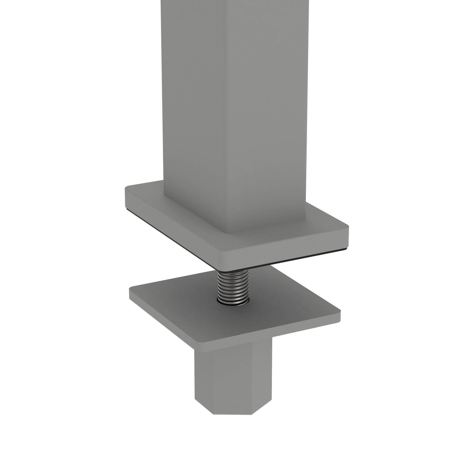 Maul tafelinbouw-adapter voor MAULjaval of MAULjuvis, staal, L: 8.5 cm, B: 6.4 H: 9.2 cm
