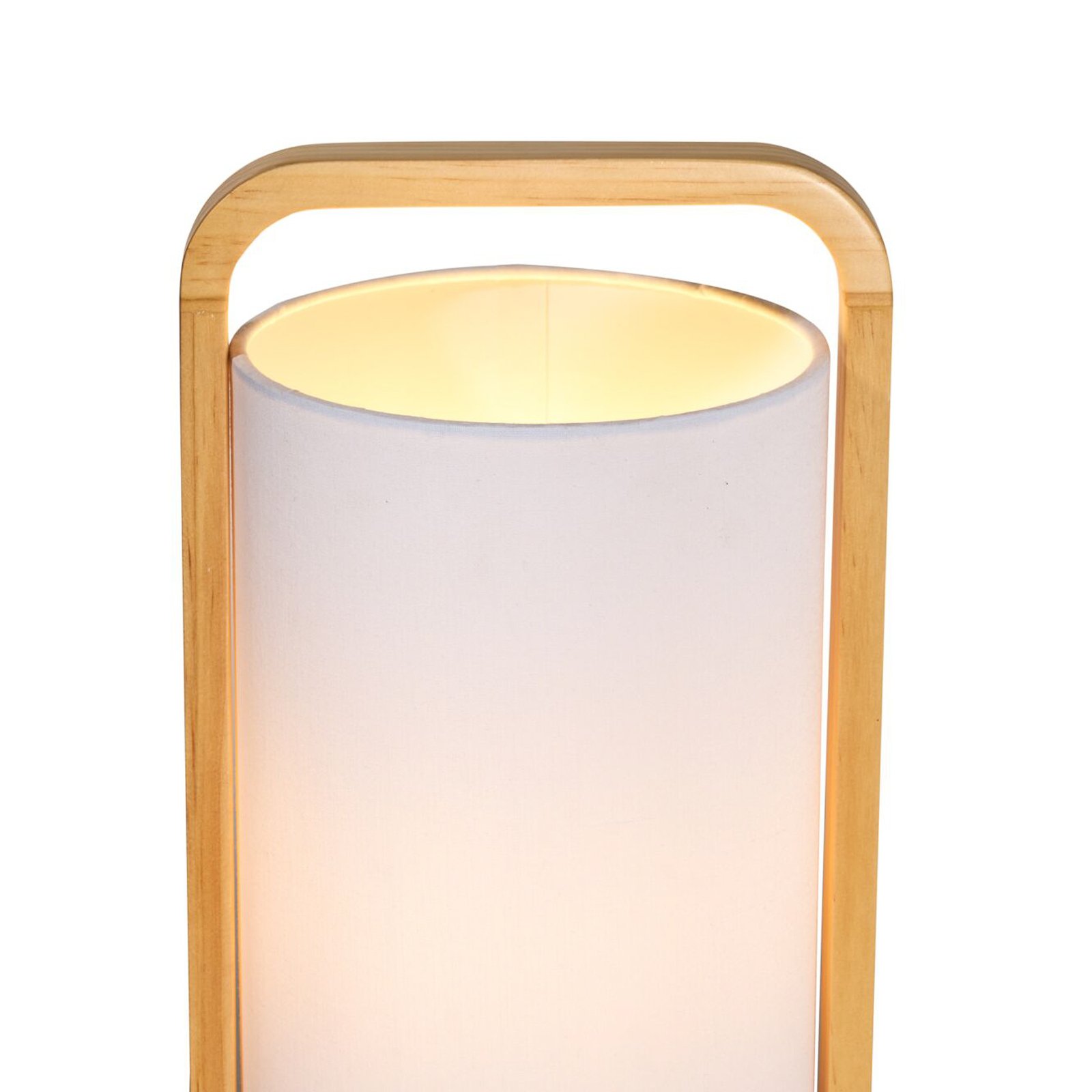 Pauleen Woody Charm asztali lámpa, szövet/fa
