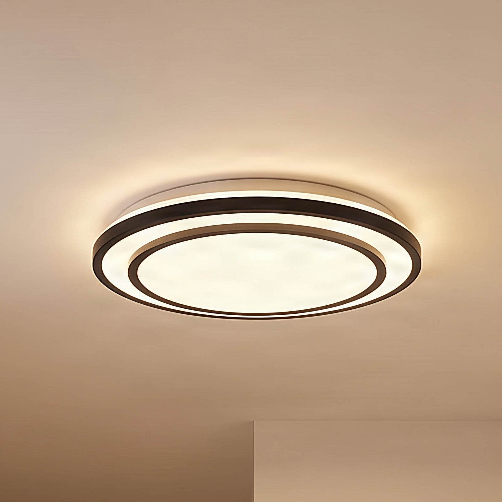 Essina LED Plafond Dim. CCT Black/White - Lindby - Vardagsrum - Modern - Metall - Rund
