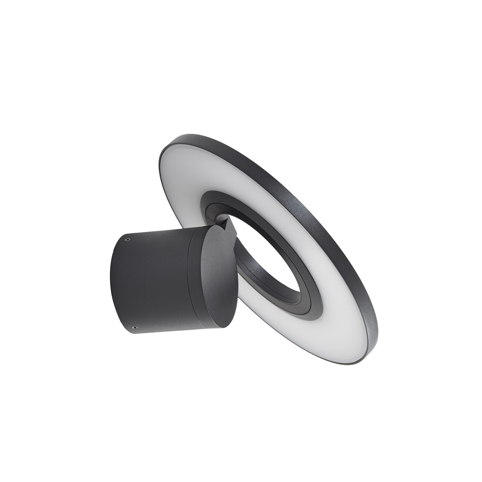 Arcchio LED buiten wandlamp Tovio, antraciet, draaibaar Arcchio LED buiten wandlamp Tovio, antraciet, draaibaar