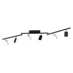 Mira Deckenlampe, black pearl, 6-flammig, Remote, CCT - PURE