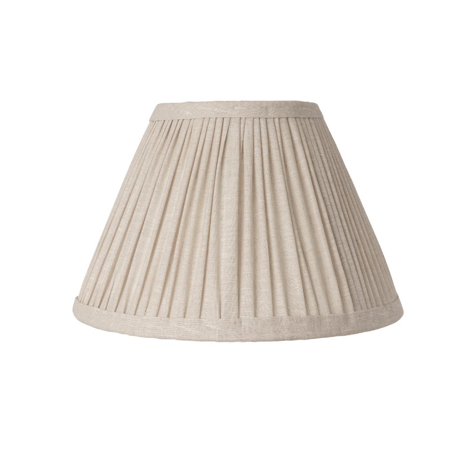 Abat-jour Ella, bež, Ø 33 cm, lan - Watt &amp; Veke