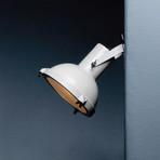 Nemo Projecteur 165 aplique de pared, blanco arena