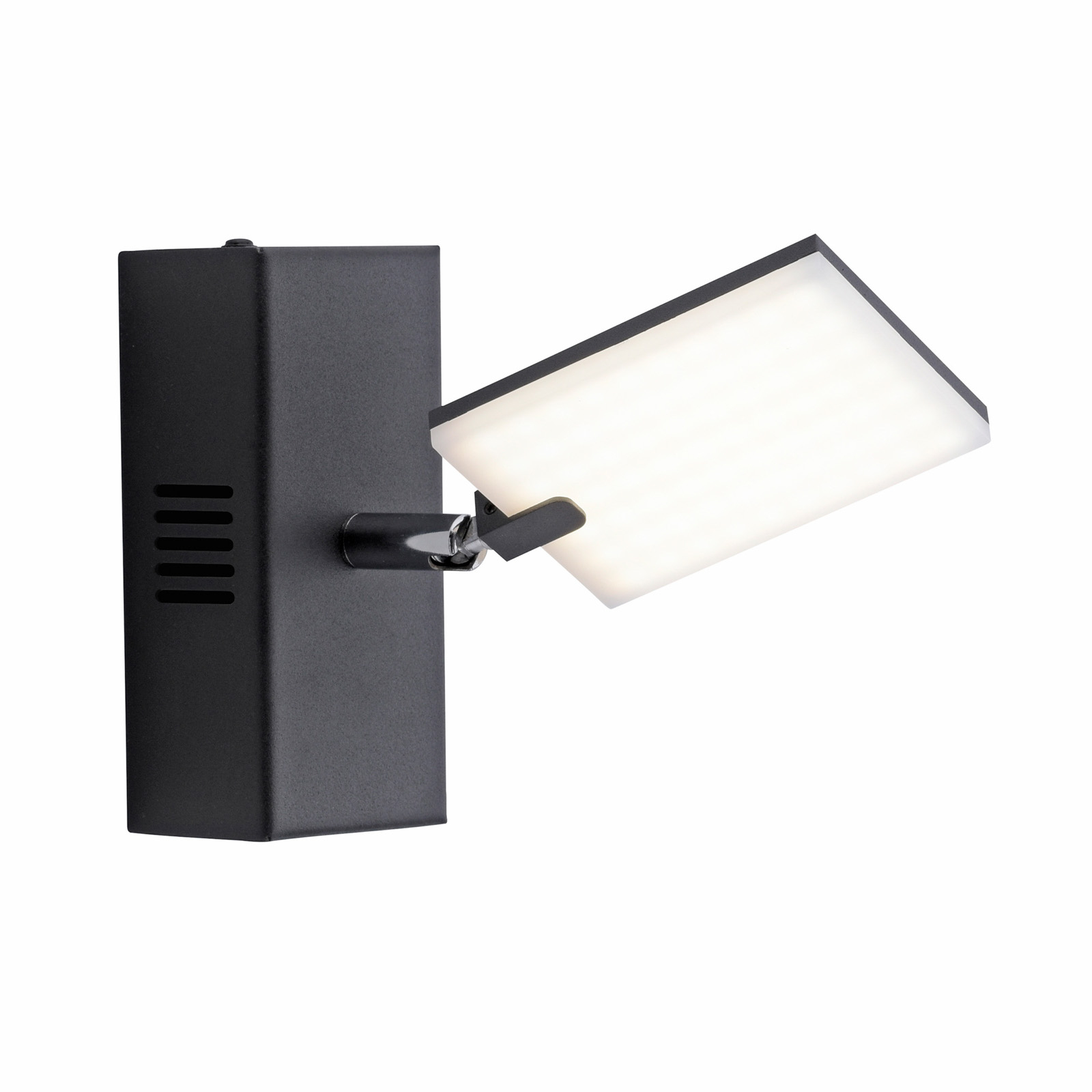 PURE Mira LED-vägglampa med fjärrkontroll, svart
