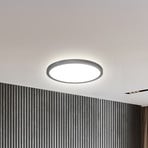 LED paneel Slim met afstandsbediening RGBW, Ø 29 cm, zwart,