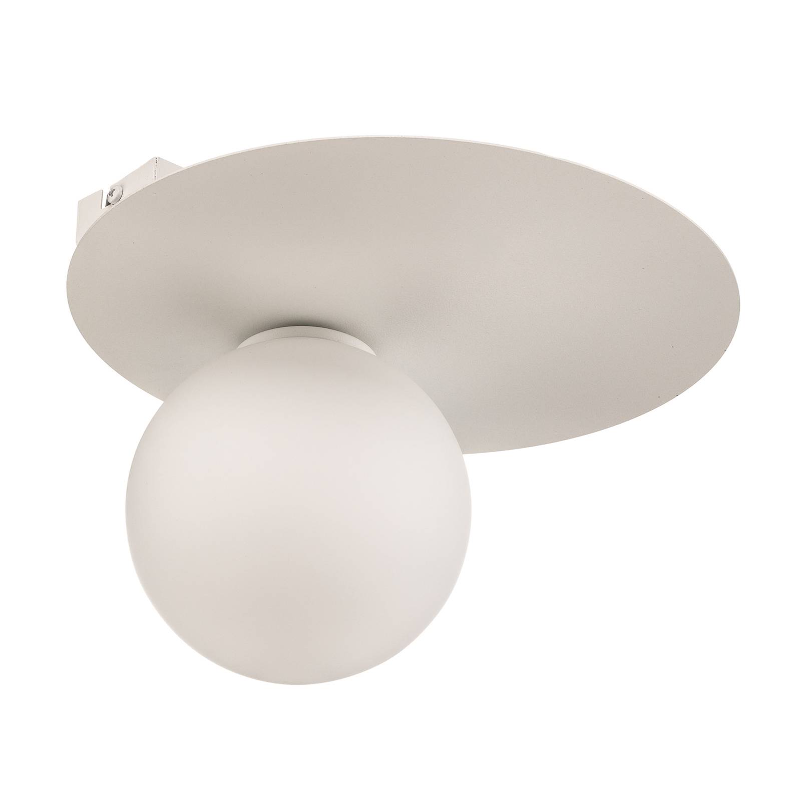 Euluna Ceiling Light - Living / Dining Room - Flush Ceiling Light - Globe Light - dimmable - Modern - White