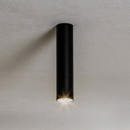 Deckenstrahler Eye, Höhe 25 cm, schwarz